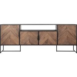 DTP Home Dressoir 'Criss Cross' Hout en staal, 200cm