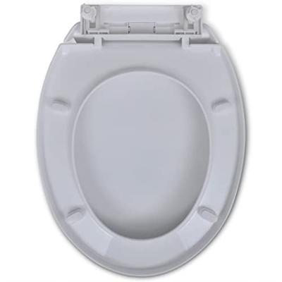 Toiletbril soft-close ovaal wit