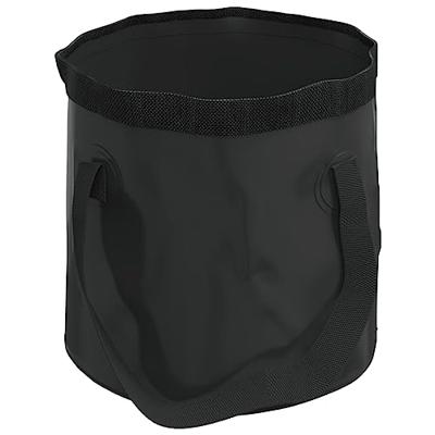VidaXL Emmers 2 st inklapbaar 20 l pvc zwart