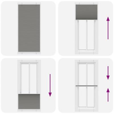VidaXL Plissé rolgordijn 100x200 cm stofbreedte 99,4 cm antraciet VidaXL Plissé rolgordijn 100x200 cm stofbreedte 99,4 cm antraciet