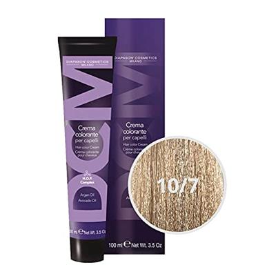DCM Hair Color Cream 10/7 Lightened Beige Blond Haarverf 100ml
