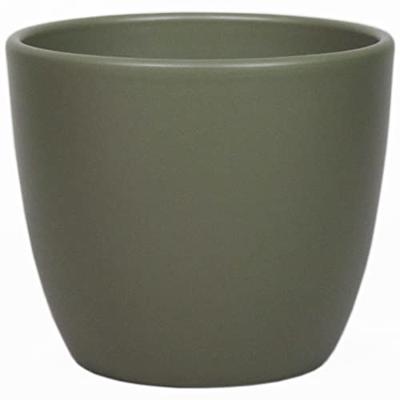 Floran bloempot boule 28x25 cm legergroen mat