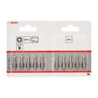 Bosch Accessories 2607001509 Kruis-bit PH 1 Extra hard C 6.3 10 stuk(s) - thumbnail