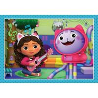Clementoni Supercolor 4in1 Puzzel Gabbys Dollhouse 12-24 Stukjes - thumbnail