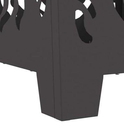 Vuurkorf Zwart 40 x 40 x 40 cm Staal