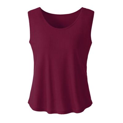 Bourette-zijden top met brede bandjes, braam 40/42