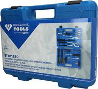 Brilliant Tools BT701250 Universele remtrommel en gereedschapset voor remschijven, 15-delig - thumbnail