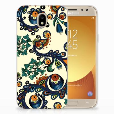 Siliconen Hoesje Samsung Galaxy J5 2017 Barok Flower Siliconen Hoesje Samsung Galaxy J5 2017 Barok Flower