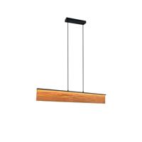 Trio Design hanglampKalea zwart met hout - 355510130 - thumbnail