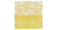 DDDDD theedoek citrus 60x65 cm yellow - Brighten up your kitchen with this vibrant citrus-themed tea towel - thumbnail