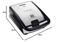 Tefal SW854D Sandwichmaker - thumbnail