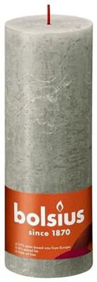 Bolsius Rustiek stompkaars 190/68 Grijs