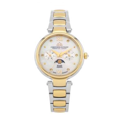 Christophe Duchamp Diamond Etoile dames Horloge 36mm CD7601-4 Christophe Duchamp Diamond Etoile dames Horloge 36mm CD7601-4