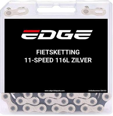 Fietsketting 11 speed Edge CHN-004 met 116 schakels - zilver