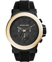 Horlogeband Michael Kors MK8383 / Dylan Silicoon Zwart 13mm - thumbnail