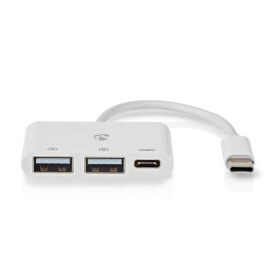 Nedis USB-Hub | 1x USB-C | 1x USB-C / 2x USB 2.0 A Female | 3 poort(en) | USB Gevoed - CCGB64785WT01 Nedis USB-Hub | 1x USB-C | 1x USB-C / 2x USB 2.0 A Female | 3 poort(en) | USB Gevoed - CCGB64785WT01