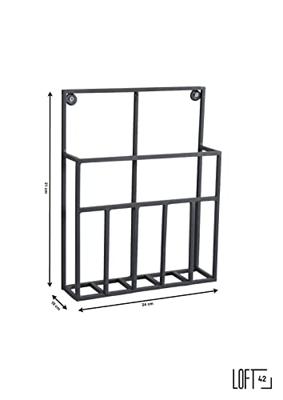 LOFT42 Maggy Tijdschriftenrek Small - Metaal - Mat Zwart