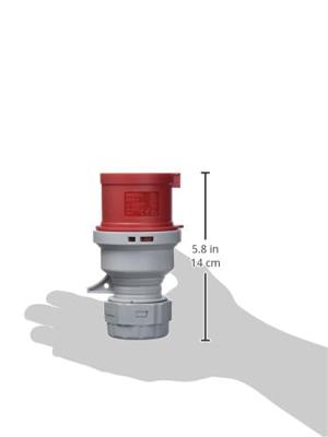 Schwabe CEE Contactstop 400V 32A 5-polig, 6h met fasewissel IP44