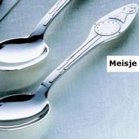 ROBBE & BERKING - Geboortelepel 925 - Geboortelepel Meisje zilver - thumbnail