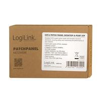 LogiLink NP0016A patch paneel, 8 poorten - thumbnail