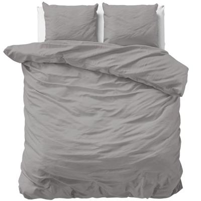 Primaviera Deluxe Uni Satijn Dekbedovertrek Grijs 240 x 200/220 cm