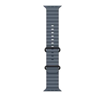 Apple Watch Band - Ocean Band - 49 mm - Ankerblauw - One Size