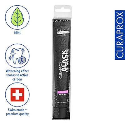 Curaprox Black Is White Tandp 90ml - thumbnail