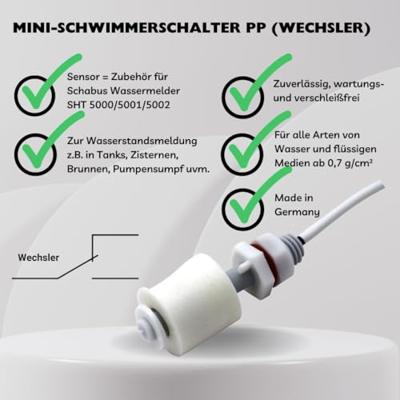 Schabus 200938 Mini-vlotterschakelaar