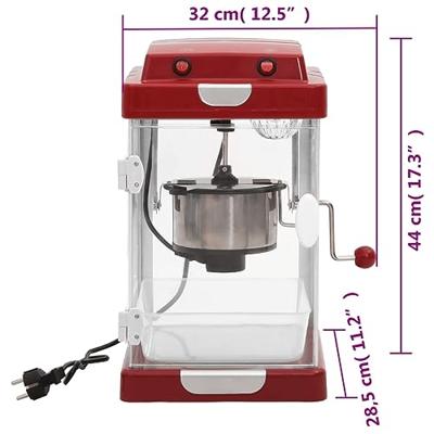 Popcornmachine bioscoopstijl 70 gram - thumbnail