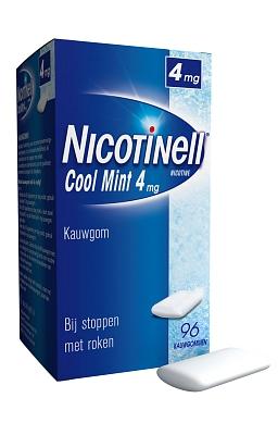 Nicotinell Kauwgom Cool Mint 4 Mg (96st)