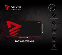 Savio Turbo Dynamic XL 900x400x3mm Gaming Pad met vulling - thumbnail