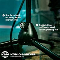 K&M 25400 microfoonstatief met hengel - thumbnail