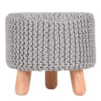 Label51 Kruk Kota - Lichtgrijs - Katoen - thumbnail