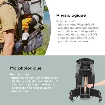 Babydraagzak voor het wandelen MOOV & HIKE BABYMOOV groen