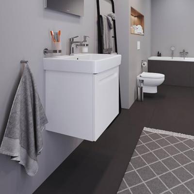 Wastafelkast Duravit No.1 Met 1 lade 54x42.6x47.8 cm Met Geïntegreerde Greep Mat Wit Duravit
