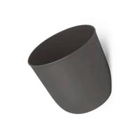 QUVIO Wand bloempot- Kunststof - Antraciet - thumbnail