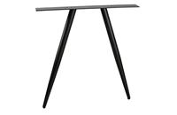 WOOOD Tablo Ovaal Tafelblad Incl. 2-standen Poot Conisch - 74,4x220x90 - thumbnail