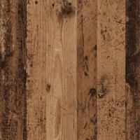 Hangkast Lyon 80x31x60 cm bewerkt hout oud houtkleurig - thumbnail