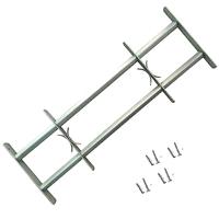 VidaXL Raambeveiliging verstelbaar met 2 dwarsstangen 500-650 mm - thumbnail