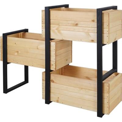 Siena Garden Kelly 06394-OILED Plantenbak Dennenhout, Folie Natuur Siena Garden Kelly 06394-OILED Plantenbak Dennenhout, Folie Natuur