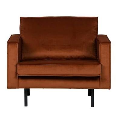 WOOOD Fauteuil 'Rodeo', kleur Roest