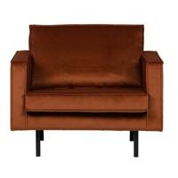 WOOOD Fauteuil 'Rodeo', kleur Roest - thumbnail
