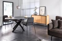 Kave Home Dressoir 'Nadyria' 140cm, kleur eiken / zwart - thumbnail