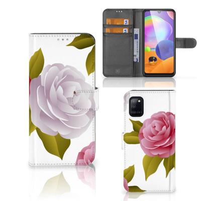 Samsung Galaxy A31 Hoesje Roses Samsung Galaxy A31 Hoesje Roses