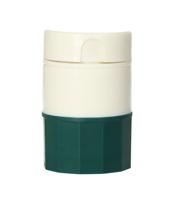 JVDL Pillendoos, pillensnijder en vergruizer 3-in-1 donkergroen - thumbnail