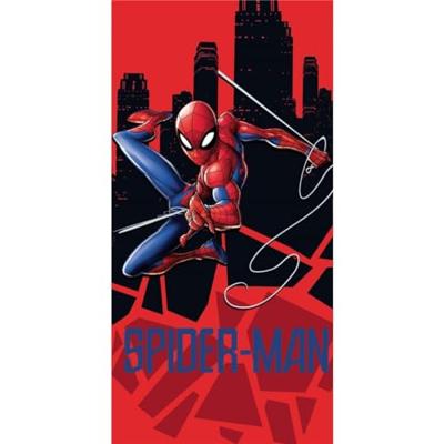 Spiderman handdoek rood 70 x 140 cm - katoen Spiderman handdoek rood 70 x 140 cm - katoen