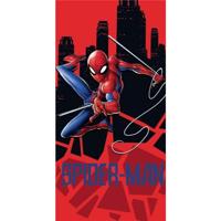 Spiderman handdoek rood 70 x 140 cm - katoen - thumbnail