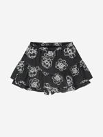 Nik&Nik zomer skort meisjes - zwart - Rose - thumbnail