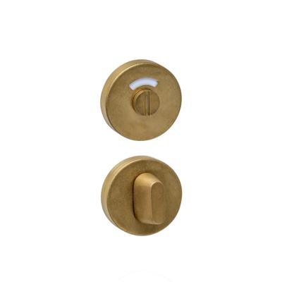 Intersteel WC-sluiting verdekt ø53x10mm met stift 8x8mm - PVD messing getrommeld