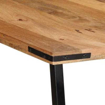 Eettafel 200x100x75 cm massief mangohout